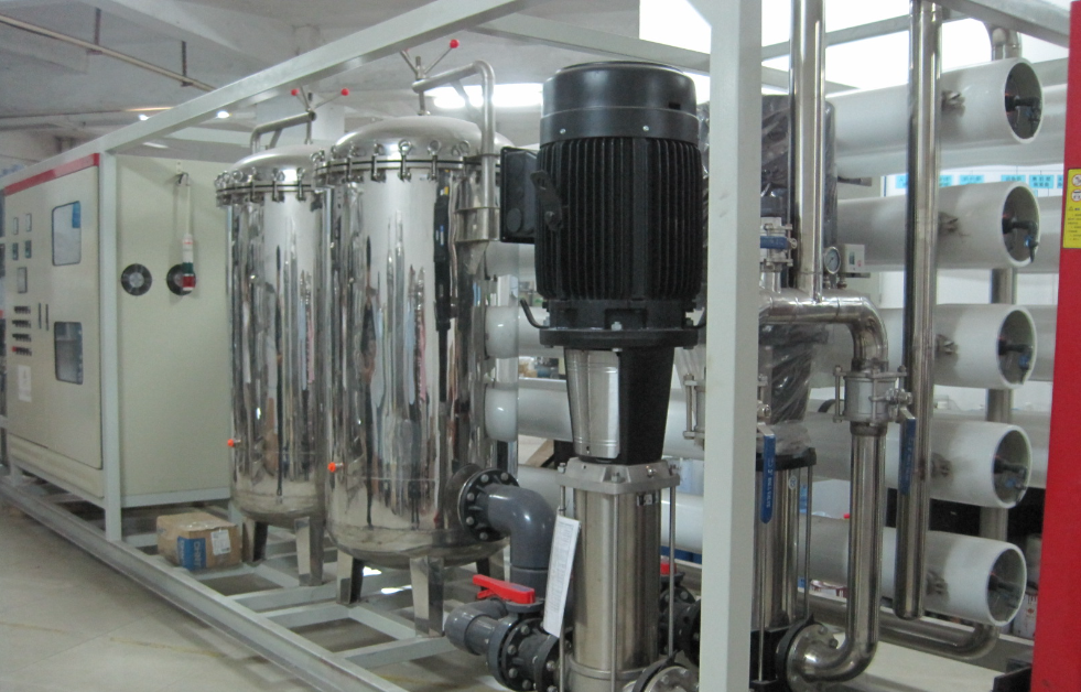 安徽新材料12t/h反滲透純水設(shè)備項目